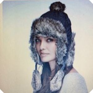 Cable Knit Mongolian Earflap Hat